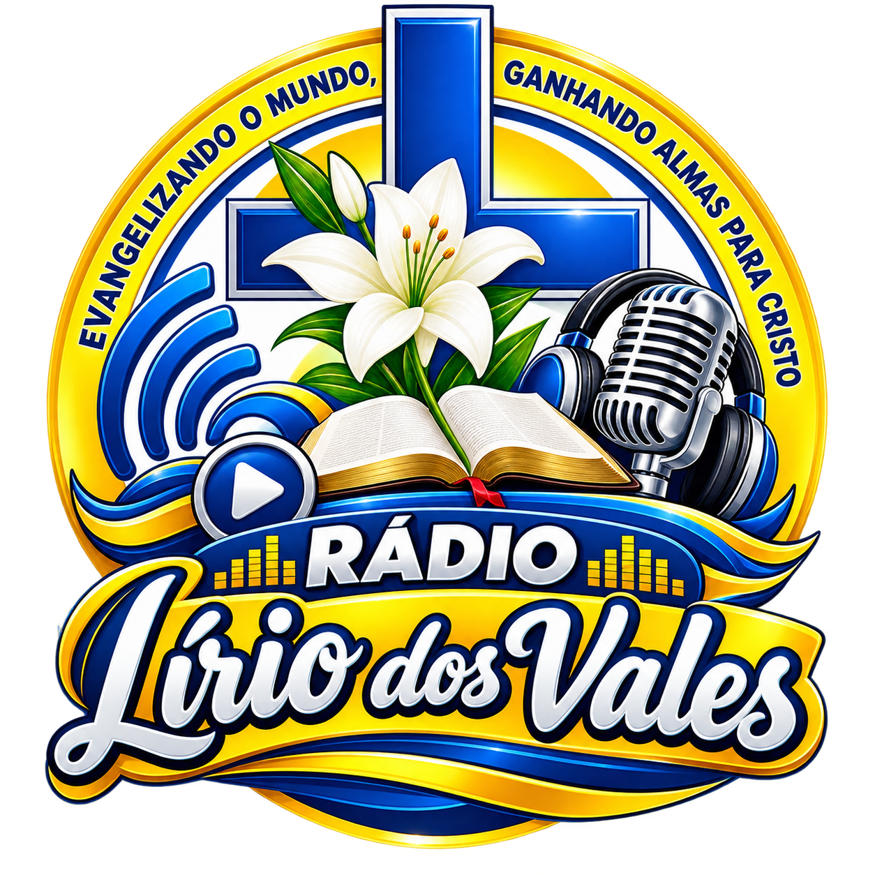 Logo Rádio Lírio dos Vales